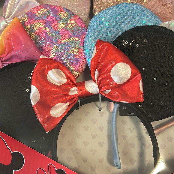 Disney Minnie Mouse set of 5 all new ears - Picture 3 of 11